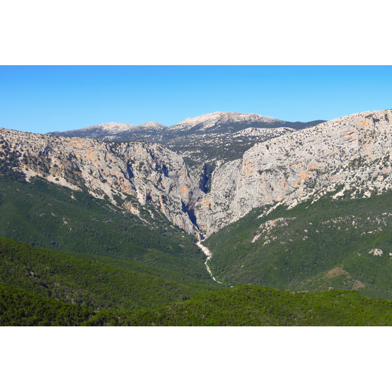 Su Gorropu Canyon, Sardinia 1 Piece Wrapped Canvas Wall Art, 51cm H x 76cm W x 3.8cm D
