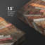 «Western Wood Effect Landscape Brown Sun Rays», impression rustique sur toile encadrée-93389053-93389052-119598448