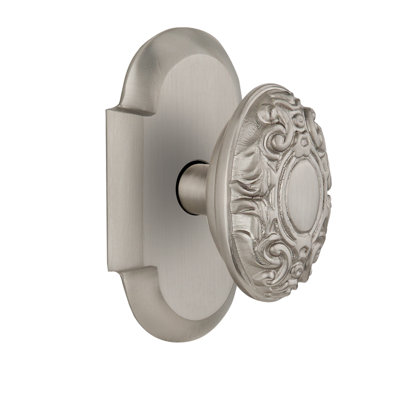 Cottage Plate with Victorian Door Knob