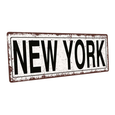 New York - impression sur métal