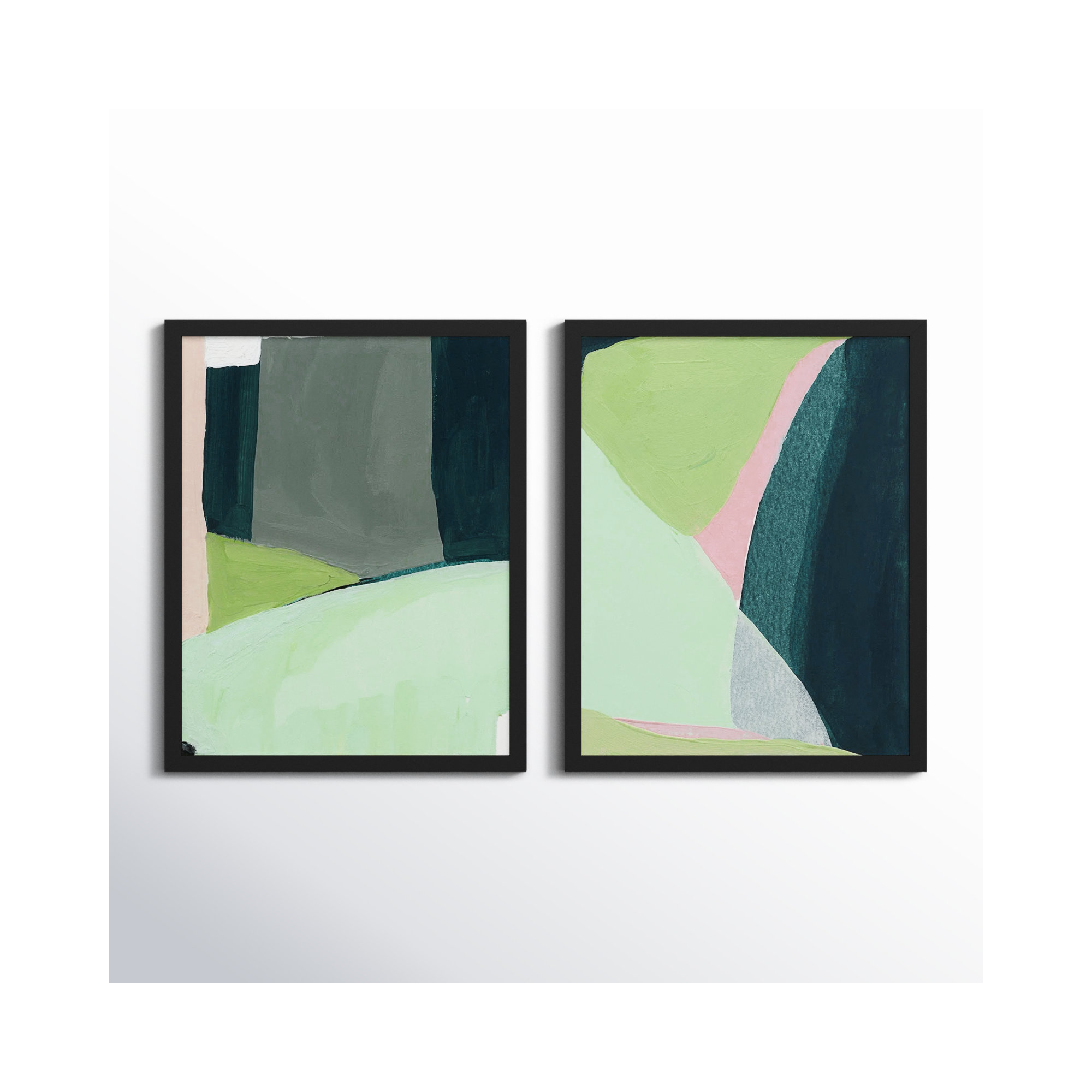 Into The Hills by Andrea Stokes, Black Framed, 24" W x 30" H