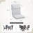 20 x 20 Inch Outdoor Rocking Chair Cushion Set of 2-967738919
