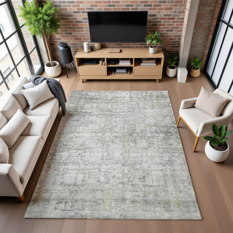 Premium Machine Washable Maag AMF1764 Modern Rug, Rectangle 5' x 7'6"
