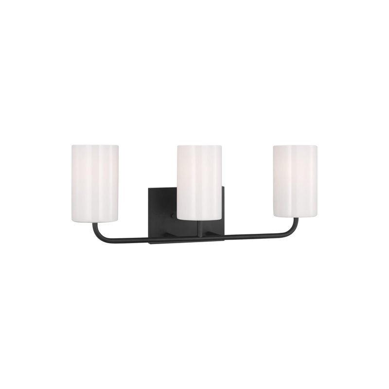 Éclairage pour meuble-lavabo 3 lumières Vincente, Nuit noire, Oui