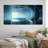 Quantum Universe Futuristic 3D - Abstract Shapes Wall Art Print - 5 Equal Panels