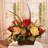 Faux Silk Arrangement in Planter