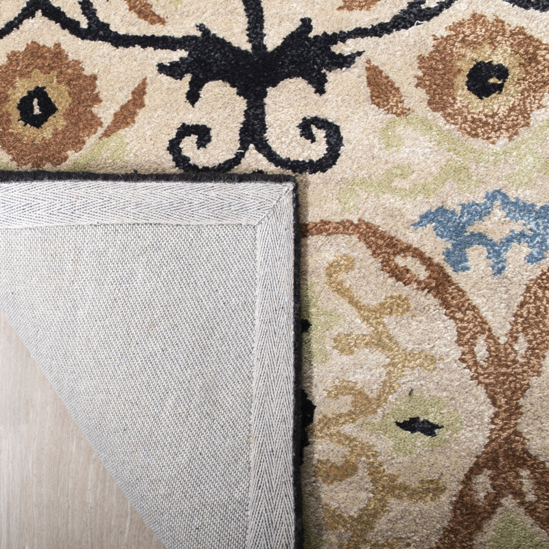Steve Hand Tufted Wool Pile Geometric Rug, Rectangle 8'3" x 11'