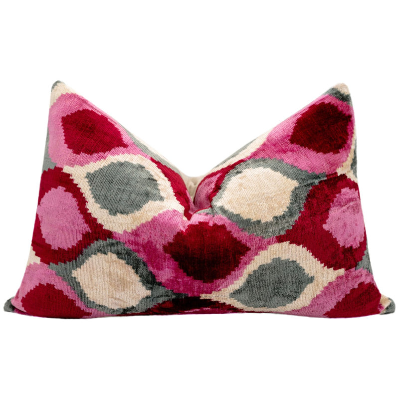 Geometric Velvet Throw Pillow