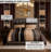 Boho Pattern Bedspread Set with Matching Curtains, Queen, Brown-120251928