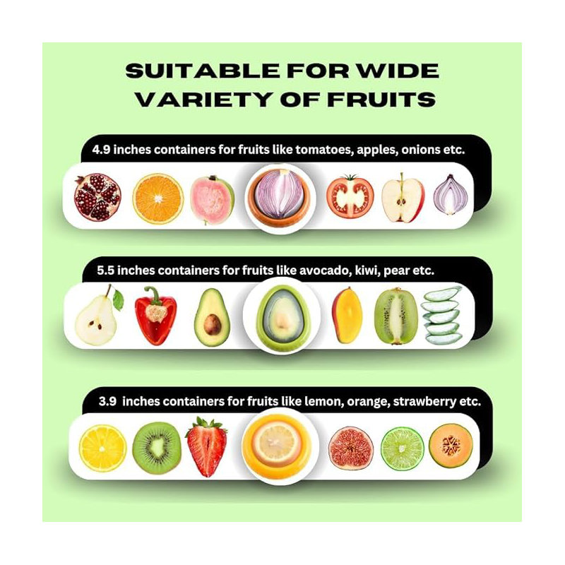 fruit and vegetable fruit preservation box, with TPU film sealing for avocados and onions, mini refrigerator storage box