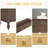 Large 4-Drawer Chest With Solid Wood Foot, Dresser With Brushed & Metal Drawer Knobs, Antique Design For Bedroom-302470416