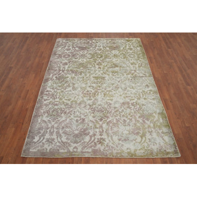 Handmade Abstract Modern Area Rug 6x8