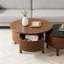 Table basse gigogne vintage avec tiroir