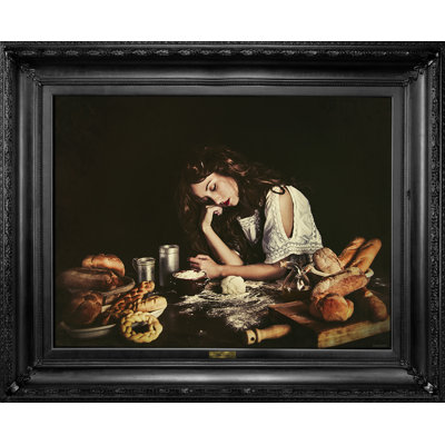 White Dress by Himitsuhana - Single Picture Frame Print on Canvas