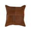 Canada 20" Natural Hide Throw Pillow, Chestnut-2046171484