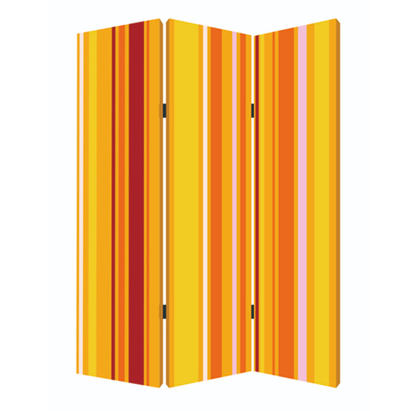Paravent en toile de bois multicolore Pays-Bas 48 x 72