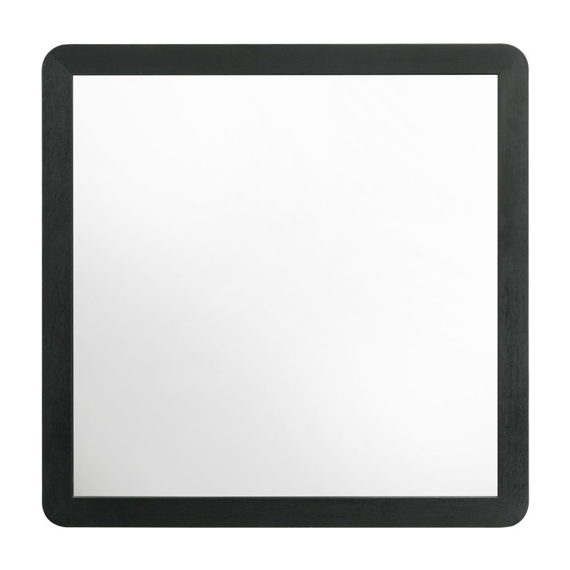 Commode miroir noir