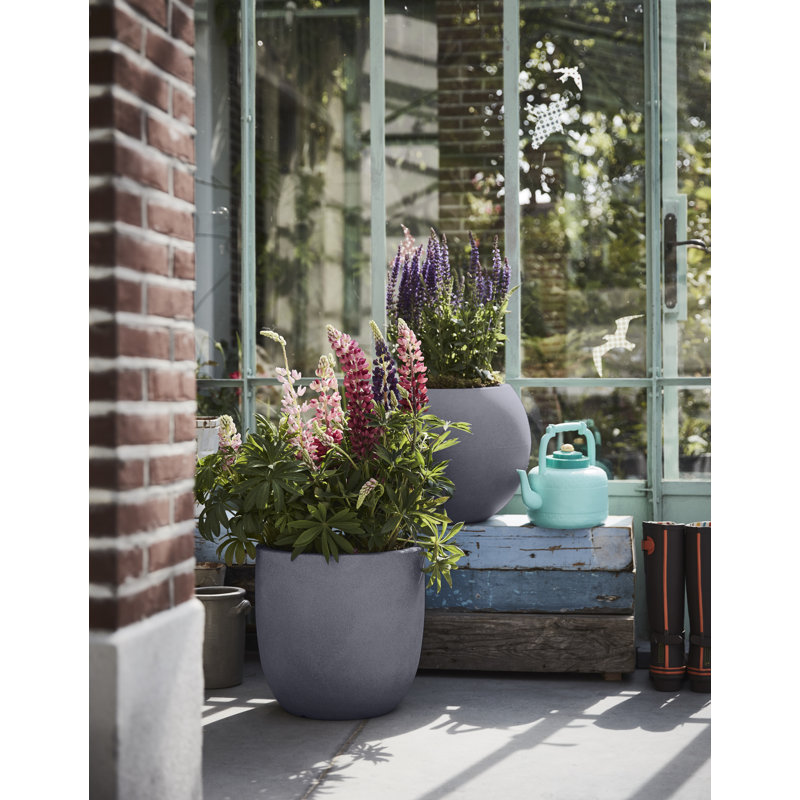 Pot Planter, 52 x 54 x 52, Dark Grey