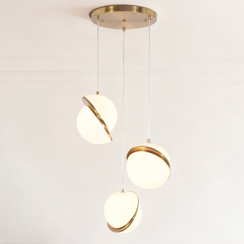 Lustre à 3 têtes et couloir Magic Bean Hollow