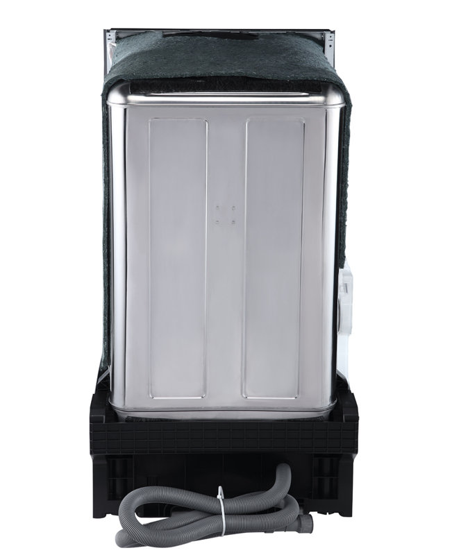 18" 52 dBA Built-In Full Console Dishwasher, Black