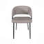 Ensemble de 2 chaises de salle à manger, chaises de cuisine en cuir PU avec pieds en métal, accoudoirs ergonomiques, coussin éponge confortable, structure robuste pour la salle à manger, coin repas