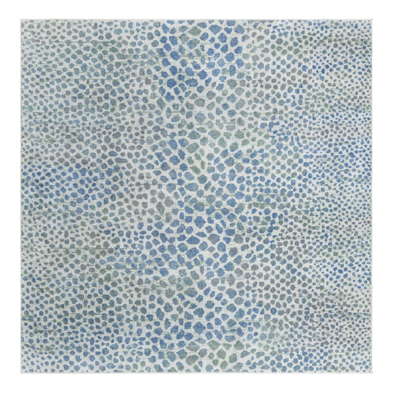 Azion Animal Print Indoor Rug, Square 7'10"
