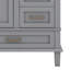 Ensemble de meuble-lavabo 30 po avec lavabo, armoire de rangement moderne avec porte à fermeture douce et 3 tiroirs, structure en bois massif-1626725899