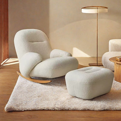 Casual Living Room Home Ergonomic Rocking Chair