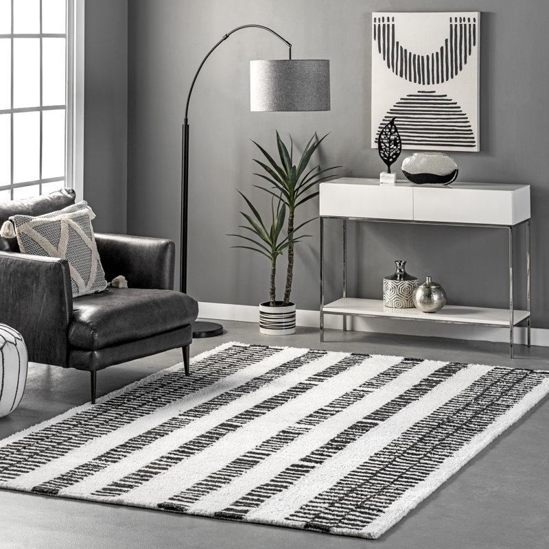 Tyro Striped Indoor Rug, Rectangle 5' x 8'