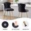 Maghull Upholstered Counter Stool with Metal Frame-71939498
