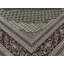 Hand-Knotted High-Quality Black and Wine Area Rug