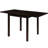 Cappuccino Dining Table with Drop Extension Leaf