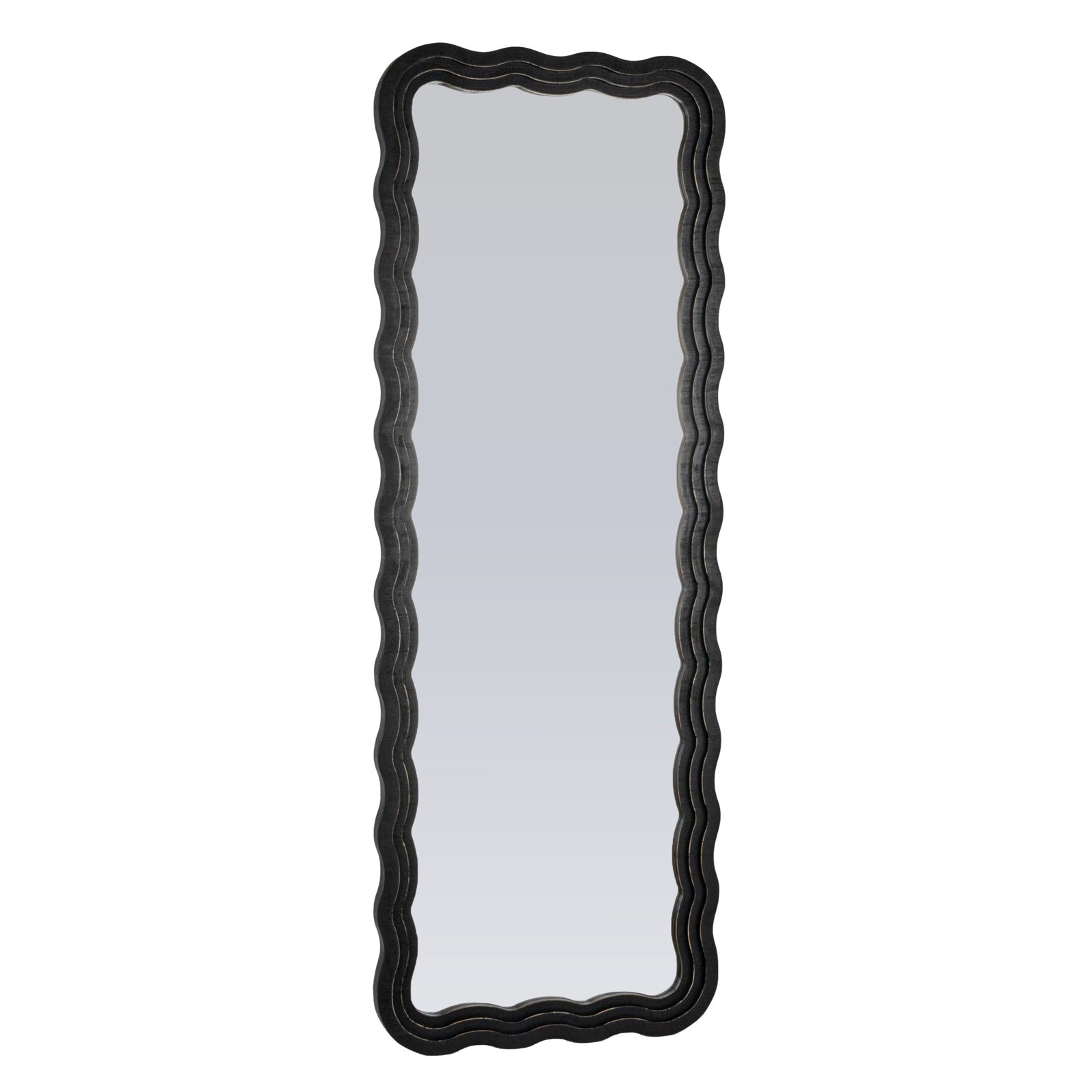 Wavy Framed Wall Mirror