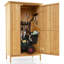 Abri de jardin extérieur en bois 5 pi x 3 pi avec toit en asphalte