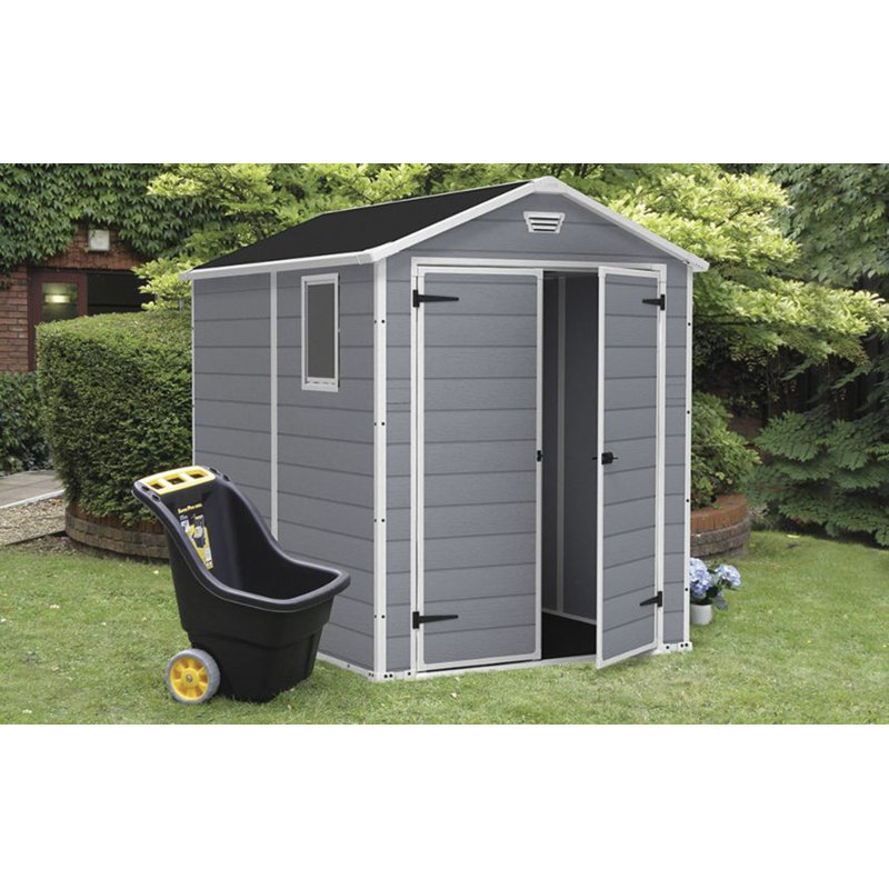 Keter Manor Shed 6X8ft- Grey