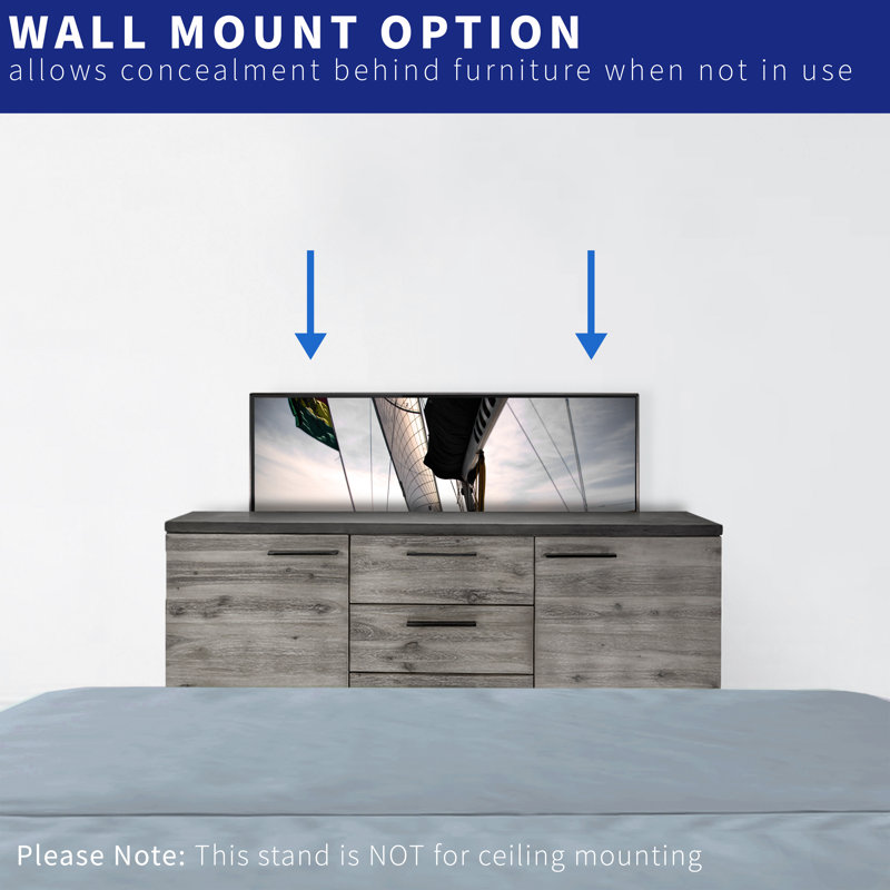Motorized TV Stand with Remote Control