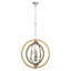 Lustre 6 lumières façon bougie Kallem
