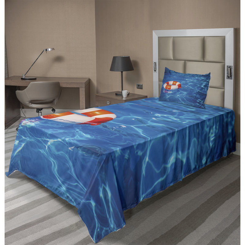 Microfiber Sheet Set, Twin Sheet Set + Fitted Sheet + 1 Pillowcase