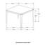 Table de bout Becks Square