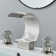 8 in Widespread Bathroom Sink Faucet 2 Crystal Handle 3 Hole Lavatory Basin Mixer Tap 