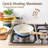 SENSARTE Nonstick Ceramic Cookware Set 11-Piece, Healthy Pots and Pans Set, Non-toxic Kitchen Cooking Set with Stay-Cool Handles, Silicone Utensils and Pot Protectors, PFAS & PFOA &PTFE Free-132934132