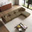 4 Seater Corduroy Corner Sofa -1966848660