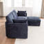 Canapé modulaire avec repose-pieds 4 pièces Wilroy-520331325