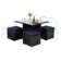 9 Piece Rattan Complete Patio Set
