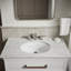 Caxton® Vitreous China Oval Undermount Bathroom Sink and Glazed Underside-1270520762