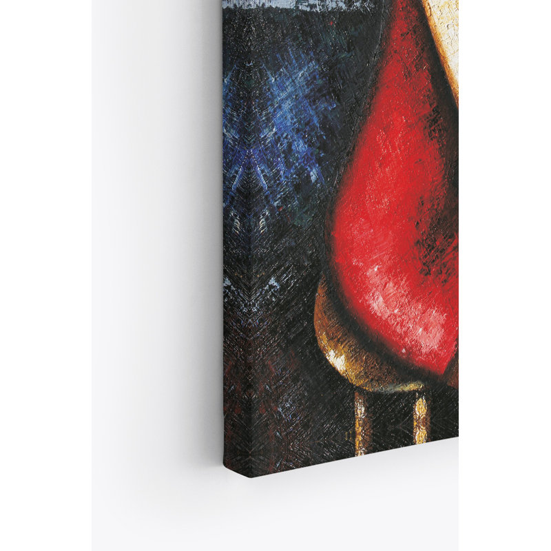 Peinture décorative sur toile, H 23,6 po x l 15,7 po