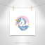 Impression sur papier Sparkly Unicorn-47483685-47848580