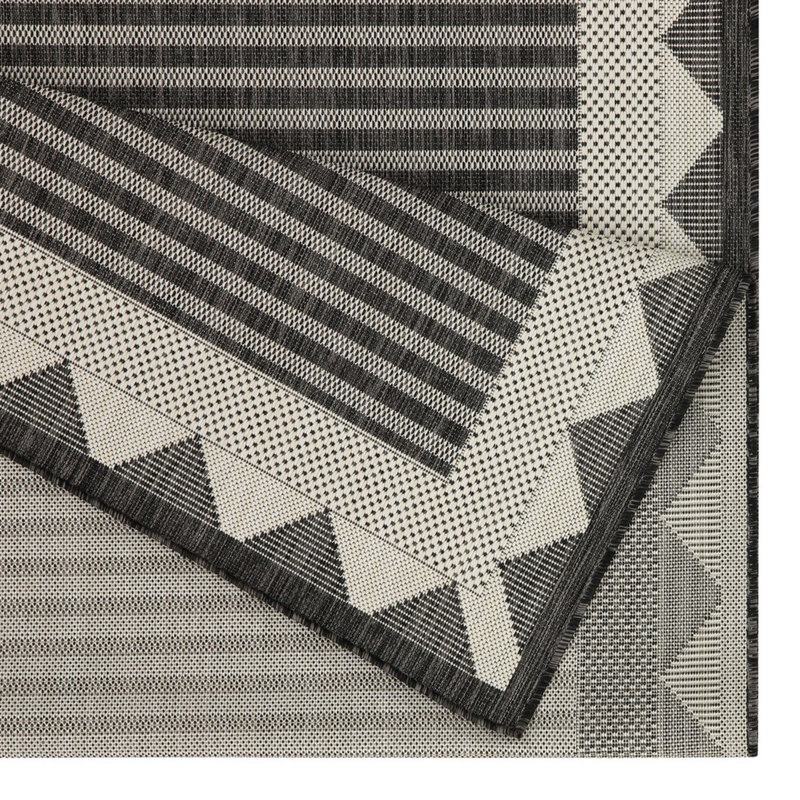 Housse de tapis de sol anthracite Sunshine Gchar2014, 2 pi 7 po X 3 po, revêtement en polypropylène, teint, intérieur et extérieur, 2,7 7,3 pi