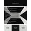 Tapis noir à motif géométrique lavable à la machine Manhasset-527481216