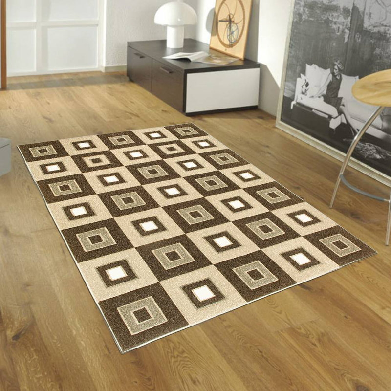 Geometric Indoor Rug, Rectangle 7'9" x 10'5"